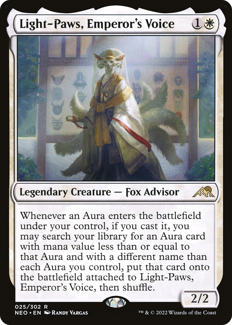 Light-Paws, Emperor's Voice (NEO-025) - Kamigawa: Neon Dynasty Foil