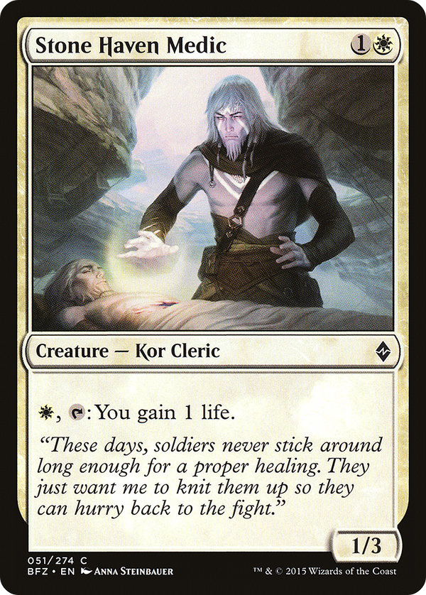Stone Haven Medic (BFZ-051) - Battle for Zendikar Foil