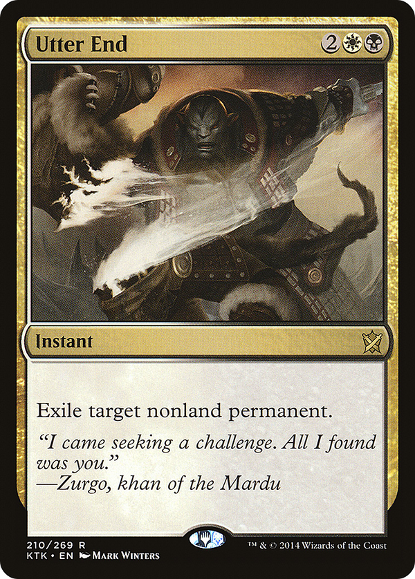 Utter End (KTK-210) - Khans of Tarkir
