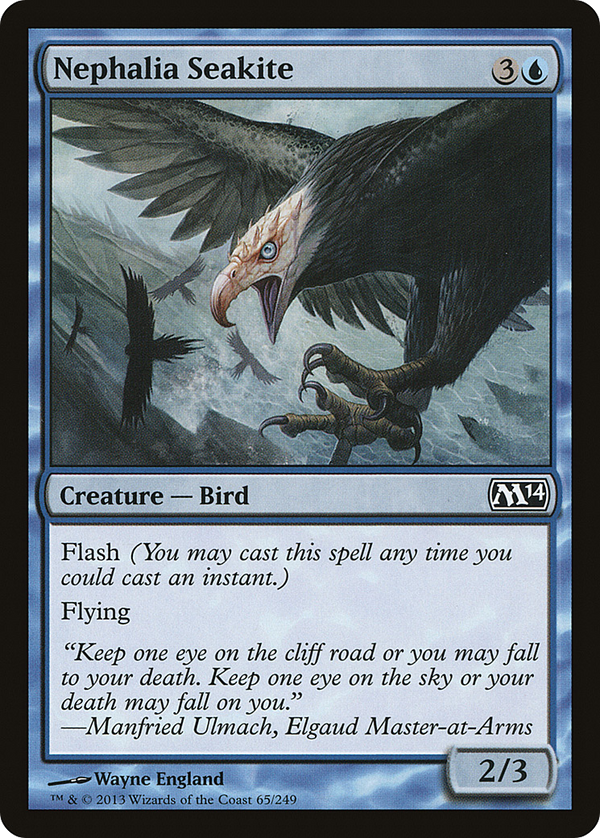 Nephalia Seakite (M14-065) - Magic 2014 Foil
