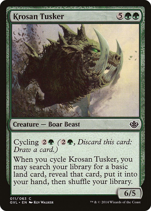 Krosan Tusker (DD3-) - Duel Decks Anthology: Garruk vs. Liliana