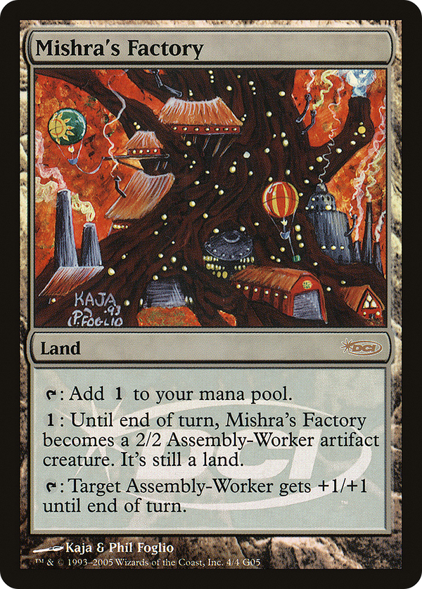 Mishra's Factory (JDG-004) - Judge Gift Cards 2005 Foil