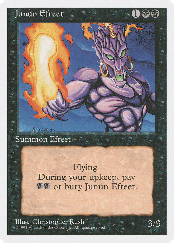 Junun Efreet (4ED-027) - Fourth Edition