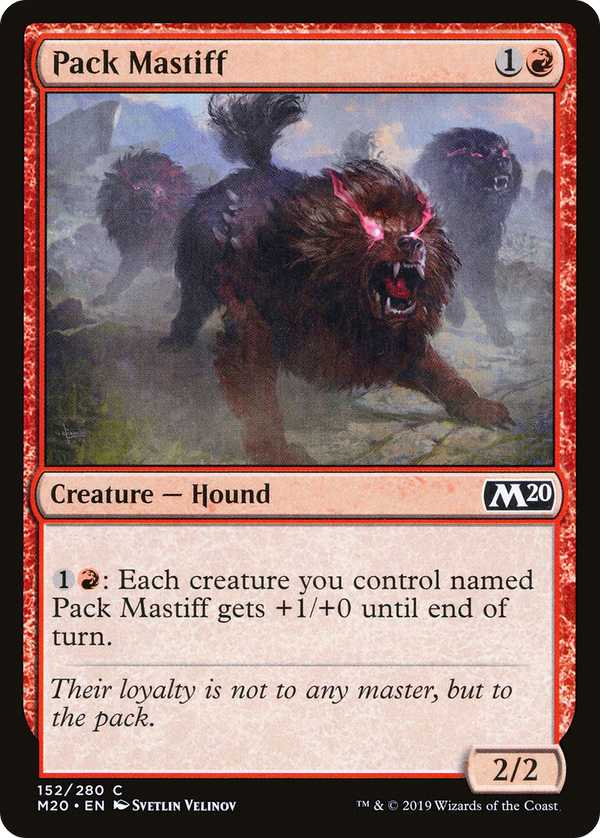 Pack Mastiff (M20-152) - Core Set 2020