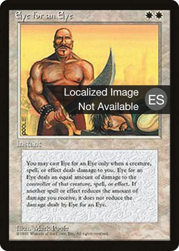 Eye for an Eye (4BB-) - Fourth Edition Foreign Black Border