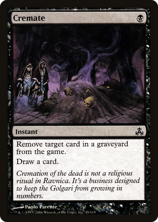 Cremate (GPT-045) - Guildpact Foil