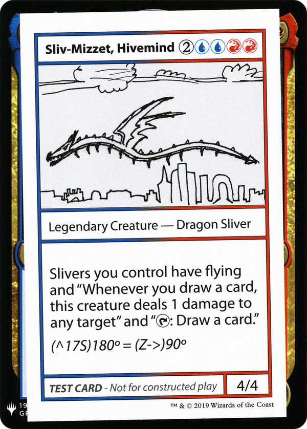 Sliv-Mizzet, Hivemind (CMB1-) - Mystery Booster Playtest Cards 2019