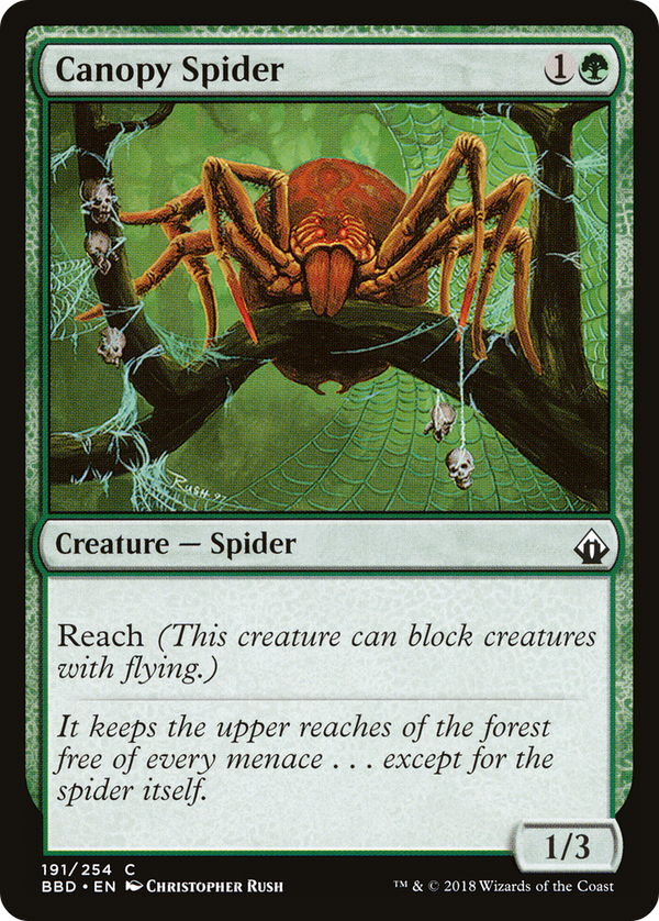 Canopy Spider (BBD-191) - Battlebond Foil