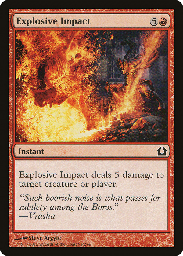 Explosive Impact (RTR-094) - Return to Ravnica