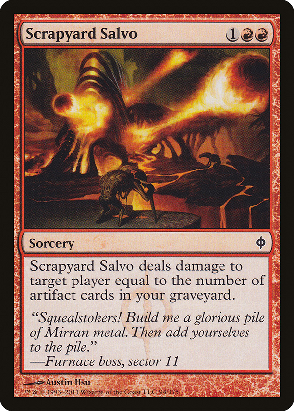 Scrapyard Salvo (NPH-094) - New Phyrexia Foil