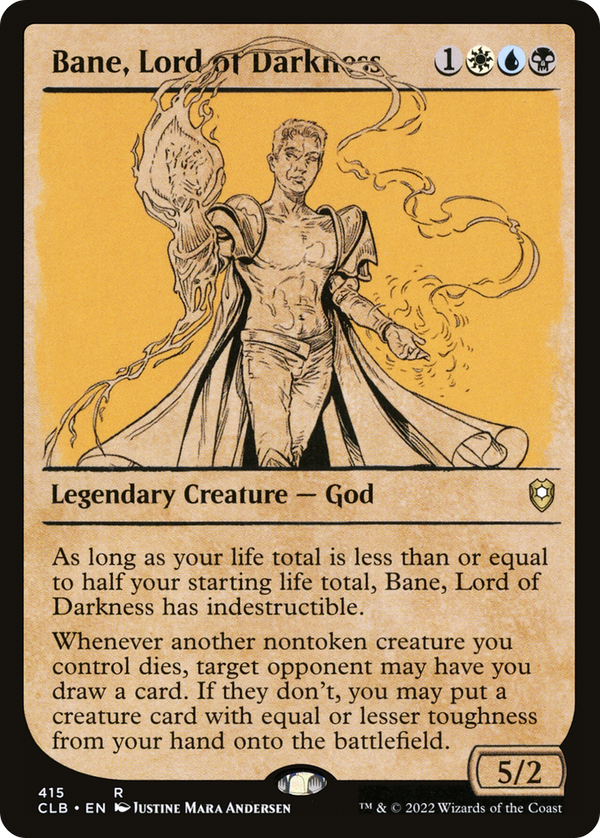 Bane, Lord of Darkness (Showcase) (CLB-415) - Commander Legends: Battle for Baldur's Gate: (Showcase)