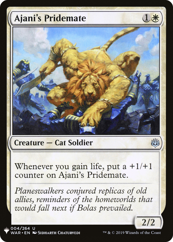 Ajani's Pridemate (LIST-004) - The List