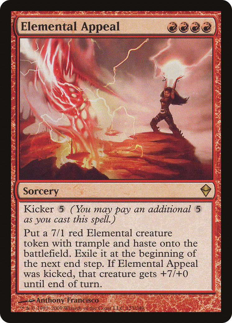 Elemental Appeal (ZEN-123) - Zendikar Foil