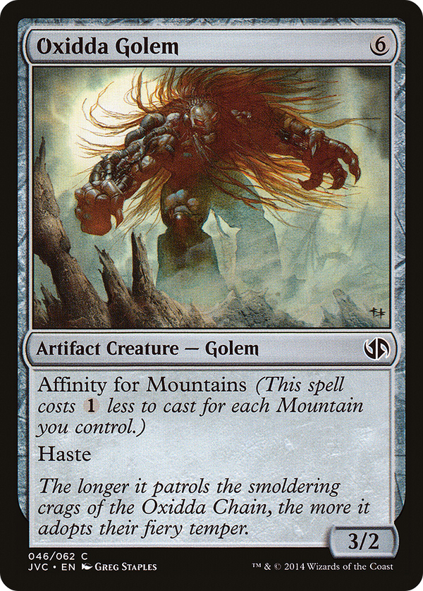 Oxidda Golem (DD3-) - Duel Decks Anthology: Jace vs. Chandra