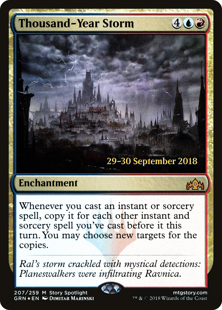 Thousand-Year Storm (PRE-207) - Guilds of Ravnica Promos Foil