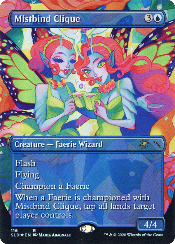 Mistbind Clique (SLD-116) - Secret Lair Drop (Borderless) Foil
