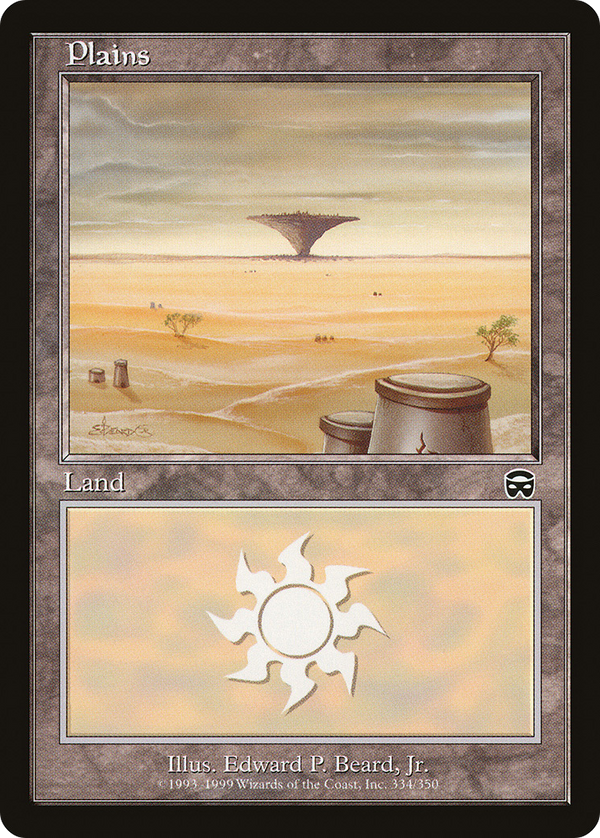 Plains (334) (MMQ-334) - Mercadian Masques Foil