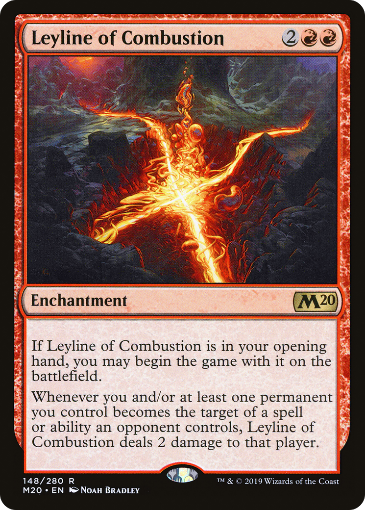 Leyline of Combustion (M20-148) - Core Set 2020 Foil