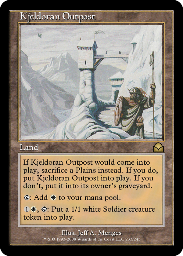 Kjeldoran Outpost (ME2-233) - Masters Edition II Foil