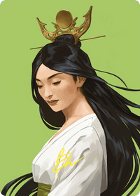 Azusa, Lost but Seeking // Azusa, Lost but Seeking (ACMM-056) - Commander Masters Art Series (Borderless) Foil