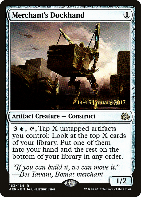 Merchant's Dockhand (PRE-163) - Aether Revolt Promos Foil