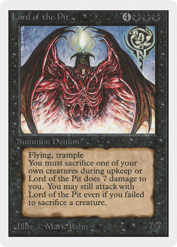 Lord of the Pit (2ED-) - Unlimited Edition