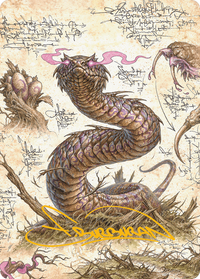 Rottenmouth Viper // Rottenmouth Viper (ABLB-036) - Bloomburrow Art Series (Borderless) Foil