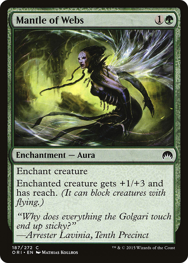 Mantle of Webs (ORI-187) - Magic Origins