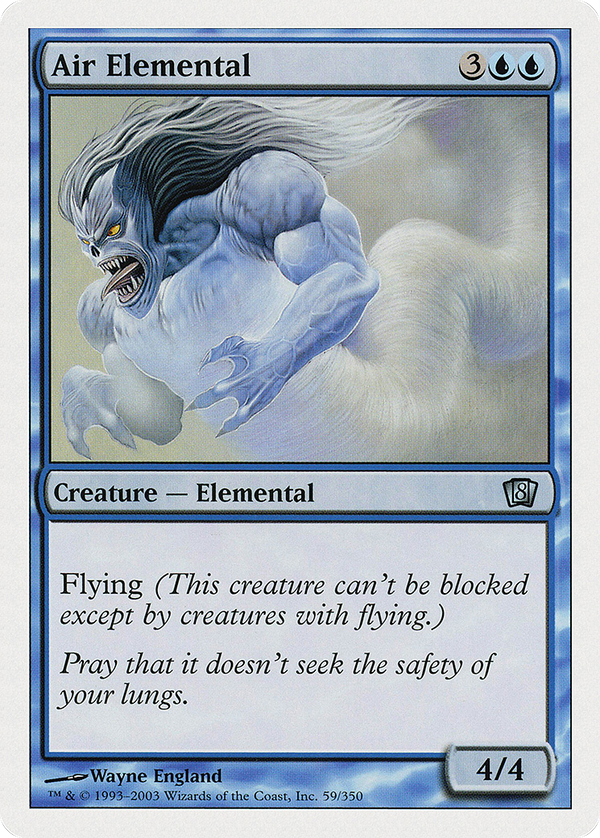 Air Elemental (8ED-059) - 8th Edition Foil