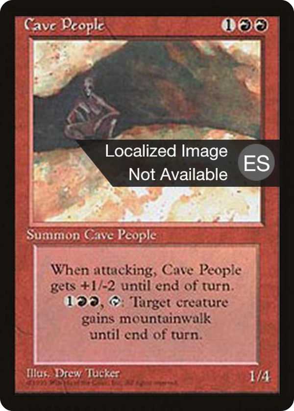 Cave People (4BB-) - Fourth Edition Foreign Black Border