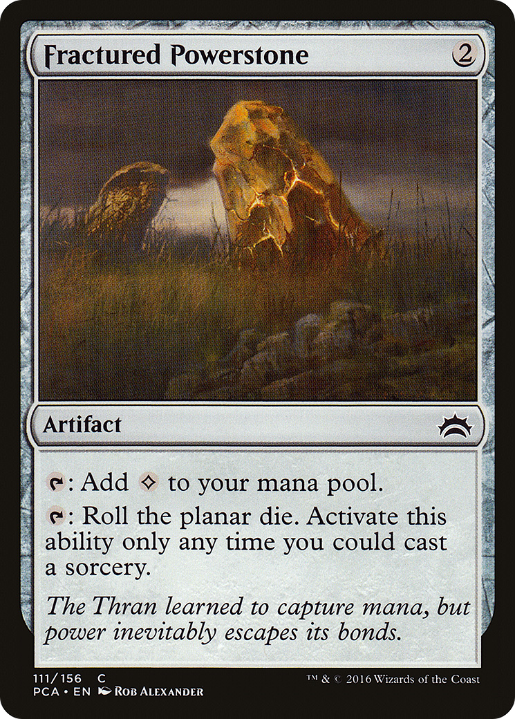 Fractured Powerstone (PCA-111) - Planechase Anthology