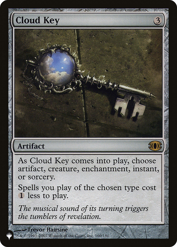 Cloud Key (LIST-160/180) - The List