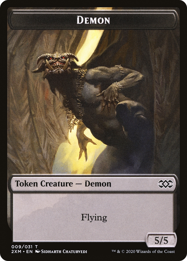 Demon (T2XM-009) - Double Masters Tokens