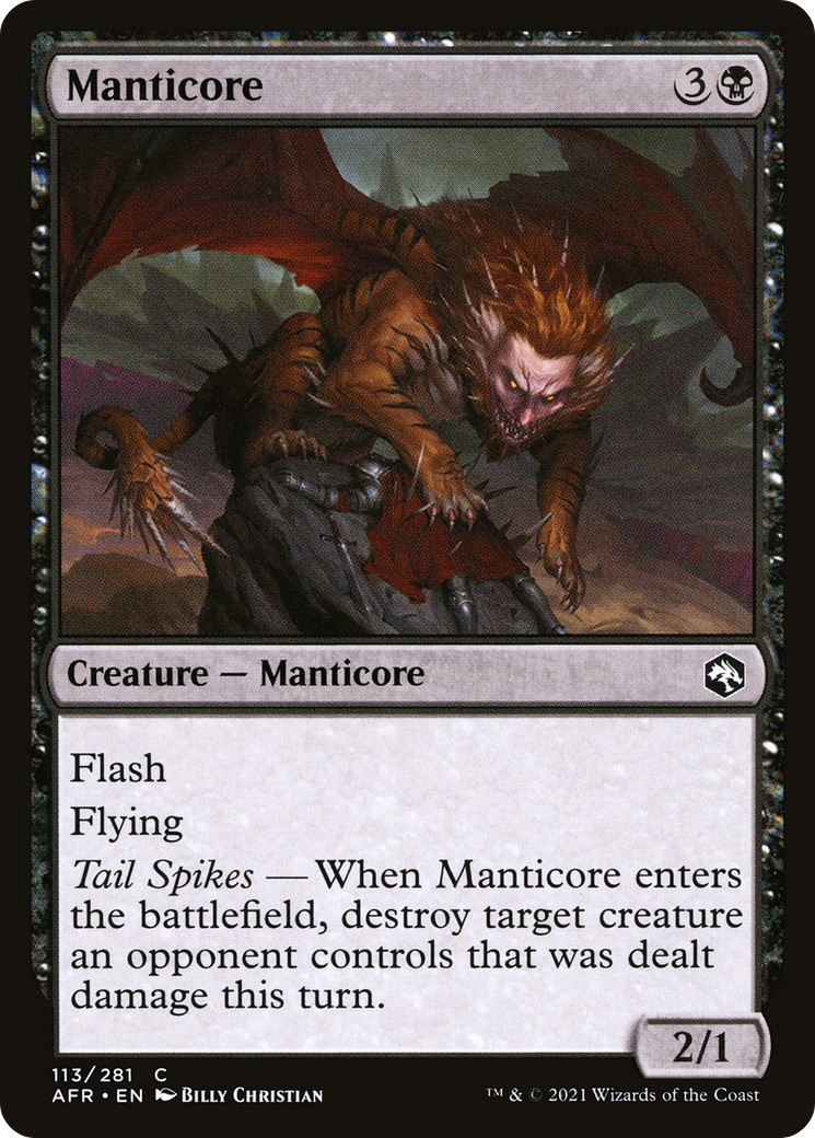 Manticore (AFR-113) - Adventures in the Forgotten Realms Foil