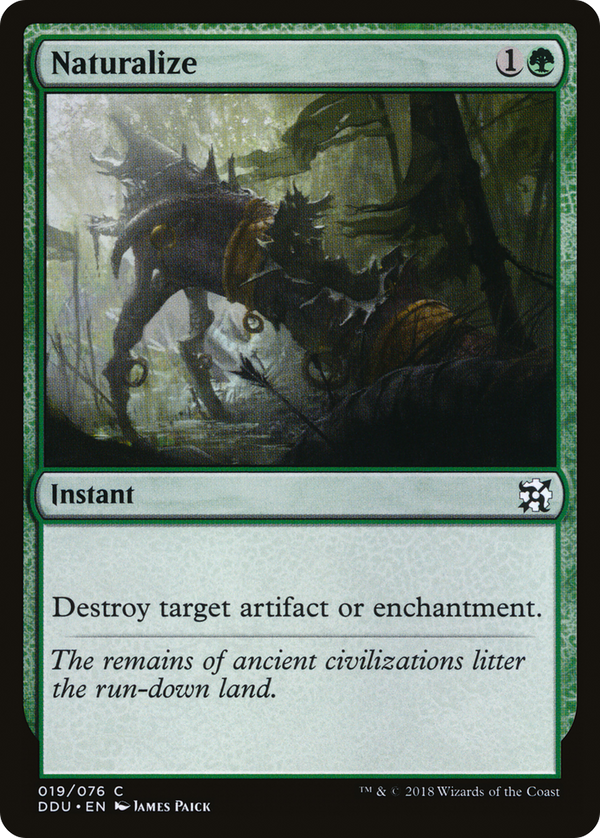Naturalize (DDU-019) - Duel Decks: Elves vs. Inventors