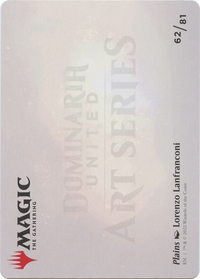 Plains // Plains (ADMU-062) - Dominaria United Art Series (Borderless)