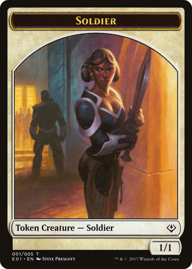 Soldier (TE01-001) - Archenemy: Nicol Bolas Tokens