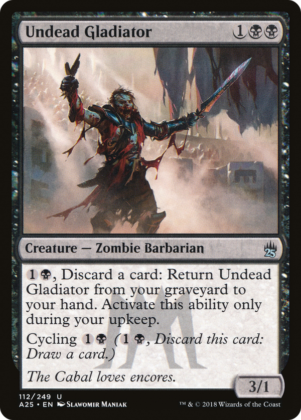 Undead Gladiator (A25-112) - Masters 25 Foil