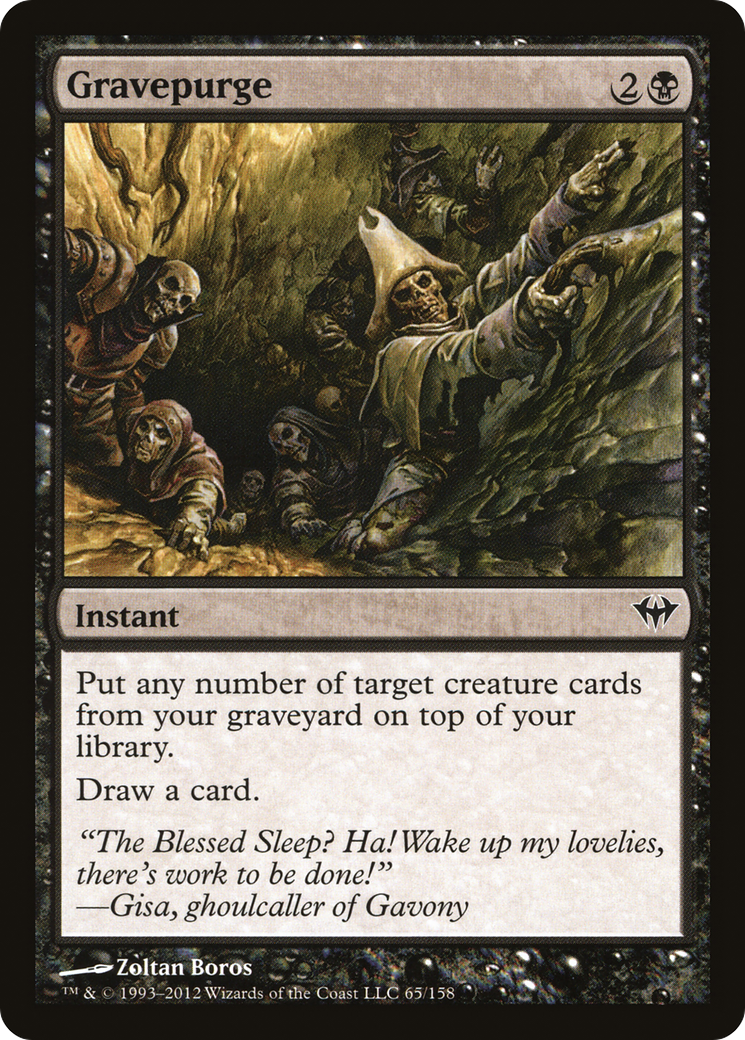 Gravepurge (DKA-065) - Dark Ascension Foil