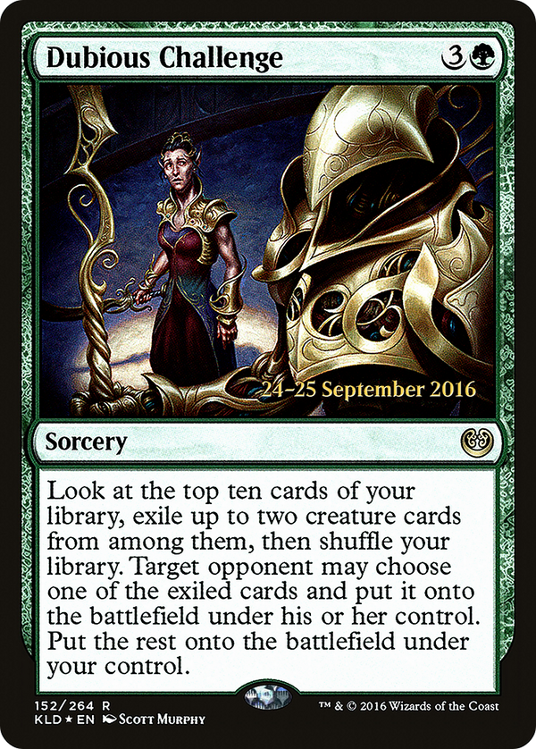 Dubious Challenge (PRE-152) - Kaladesh Promos Foil