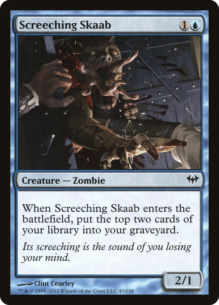 Screeching Skaab (DKA-047) - Dark Ascension Foil