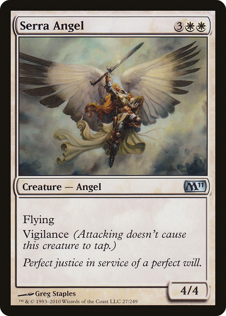 Serra Angel (M11-027) - Magic 2011
