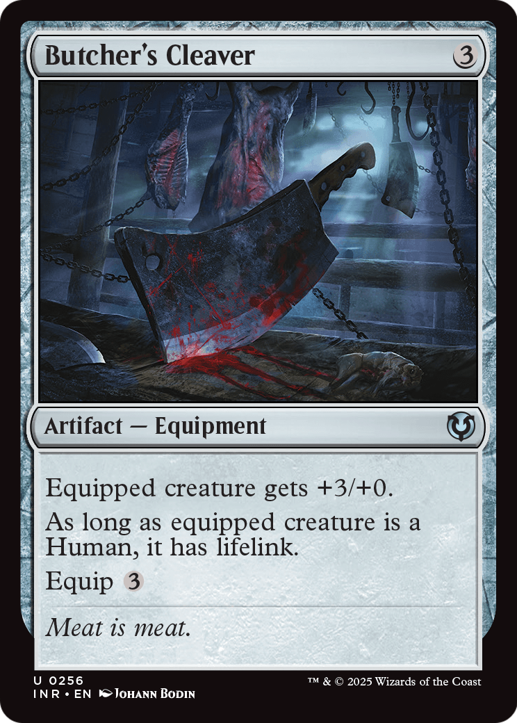 Butcher's Cleaver (INR-256) - Innistrad Remastered Foil