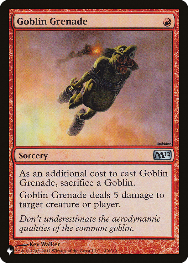 Goblin Grenade (LIST-140/249) - The List