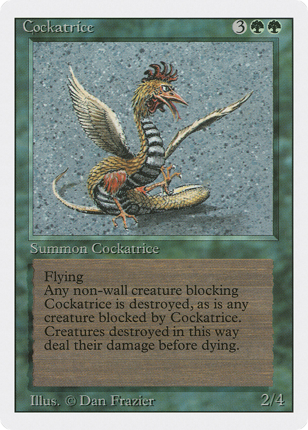 Cockatrice (3ED-) - Revised Edition