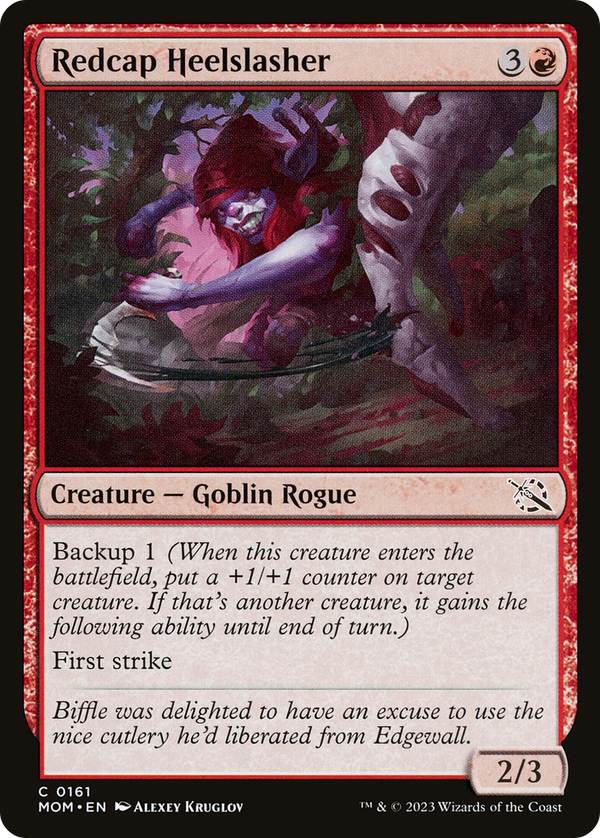 Redcap Heelslasher (MOM-161) - March of the Machine Foil