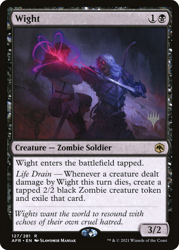 Wight (PPAFR-127) - Adventures in the Forgotten Realms Promos Foil