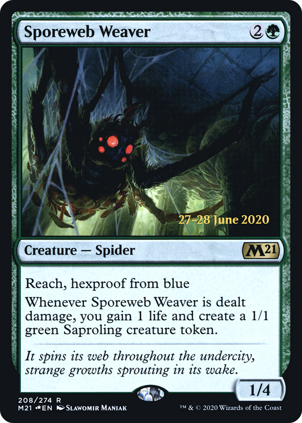 Sporeweb Weaver (PRE-208) - Core Set 2021 Promos Foil