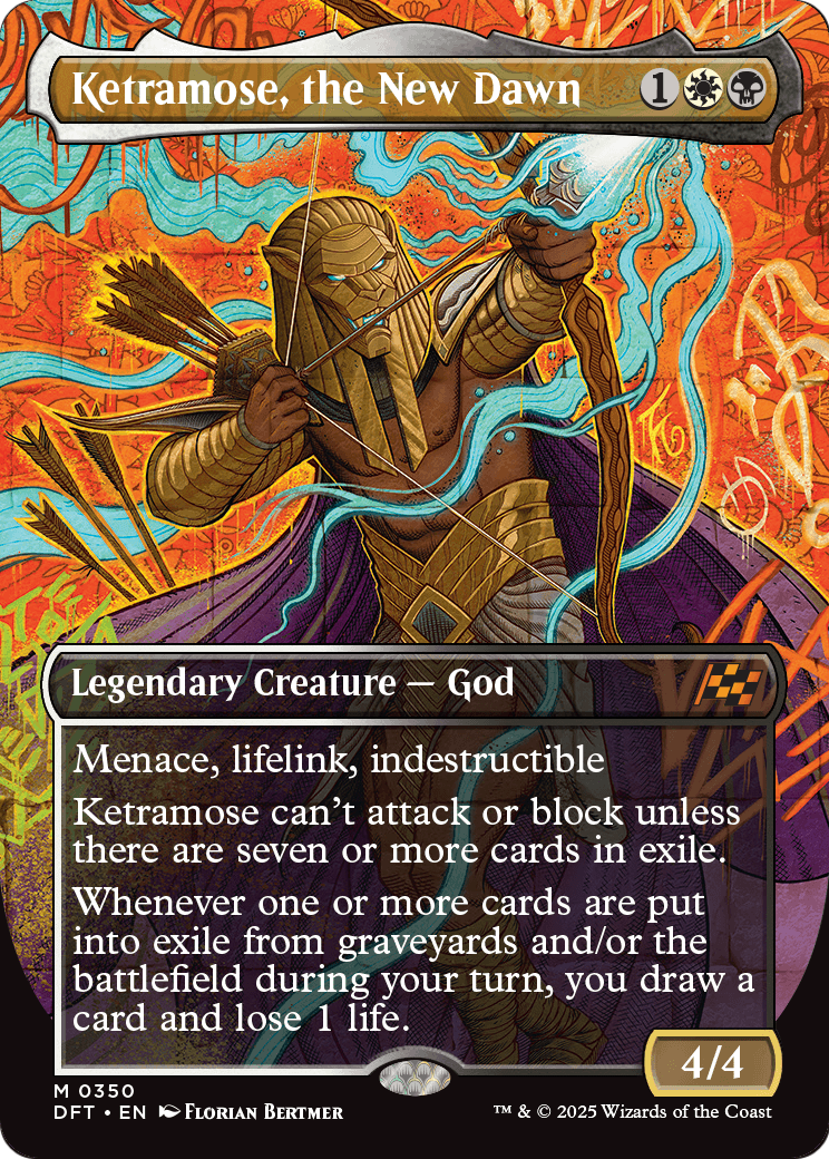 Ketramose, the New Dawn (Borderless) (DFT-350) - Aetherdrift