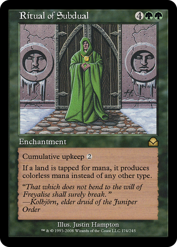 Ritual of Subdual (ME2-174) - Masters Edition II Foil